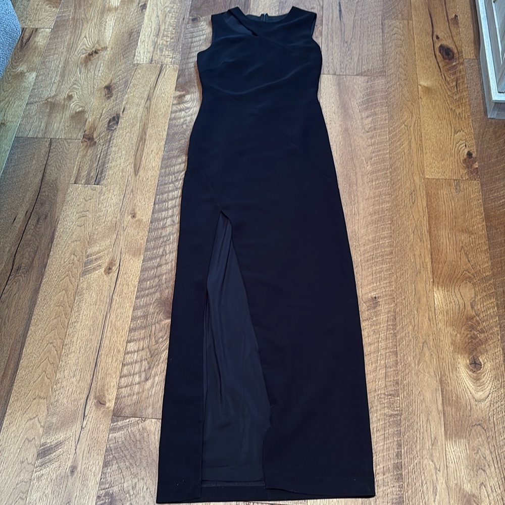 Bailey / 44 Woman’s Black Maxi Dress With Slit Size 2